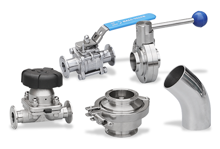 卫生级阀门
管件系列