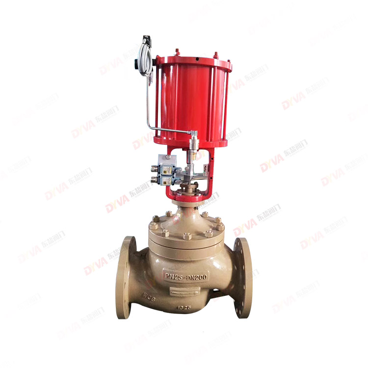 пневматический регулирующий клапан большого калибра