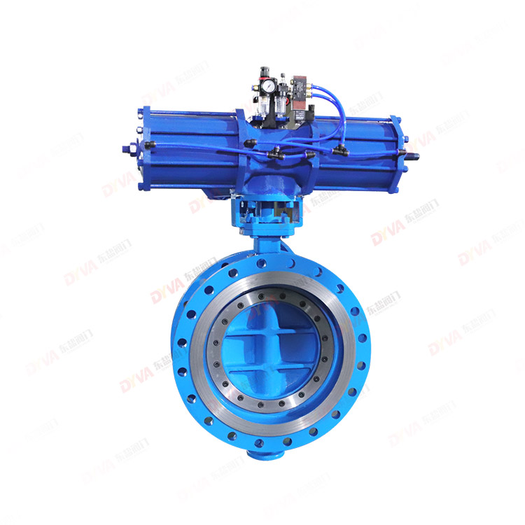 Пневматический фланцевый клапан