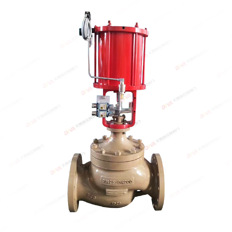 пневматический регулирующий клапан большого калибра